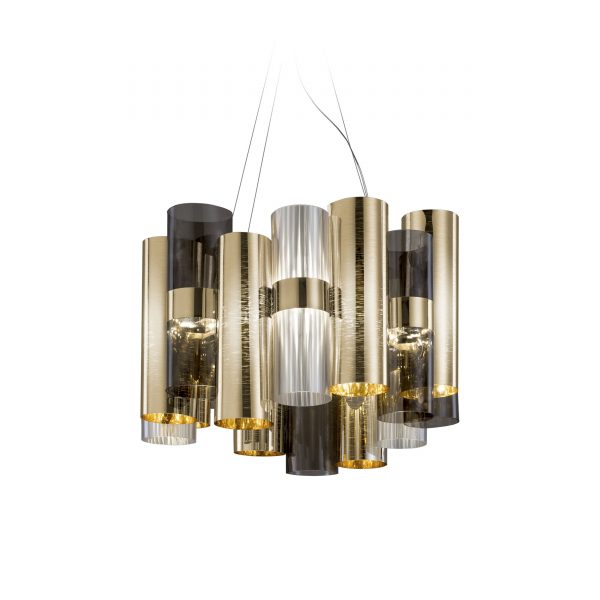 La Lollo LED Pendelleuchte gold-fumé La Lollo LED Pendelleuchte gold-fumé
