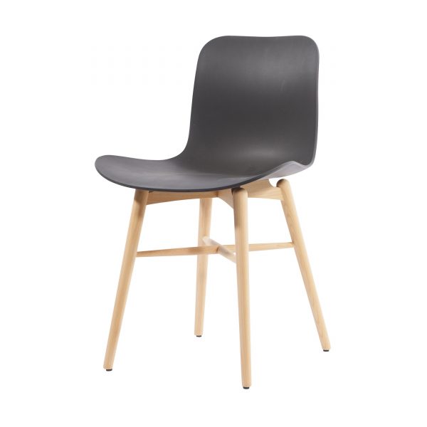 Langue Dining Chair Stuhl natur-anthrazit Langue Dining Chair Stuhl natur-anthrazit