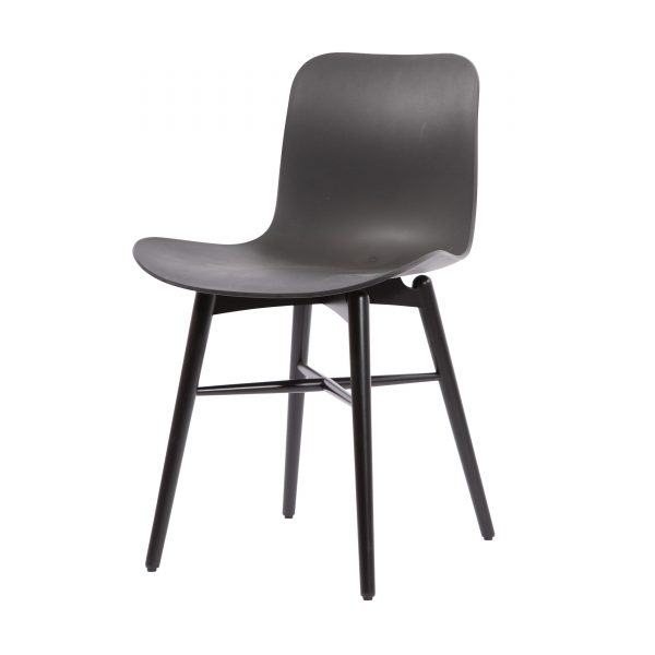 Langue Dining Chair Stuhl schwarz-anthrazit Langue Dining Chair Stuhl schwarz-anthrazit