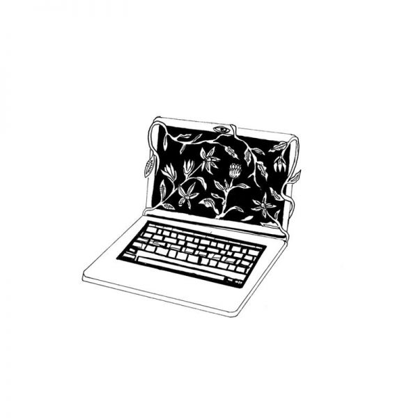 Leave Laptop Leinwandbild Leave Laptop Leinwandbild