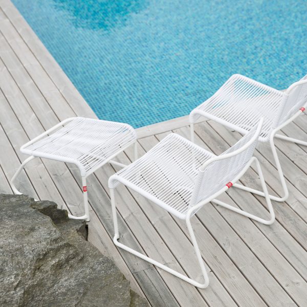 Lido Fußteil für Lounge-Sessel weiß Lido Fußteil für Lounge-Sessel weiß