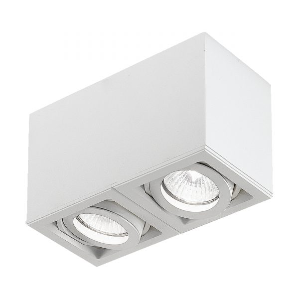 Light Box 2-flammig Deckenstrahler weiß Light Box 2-flammig Deckenstrahler weiß