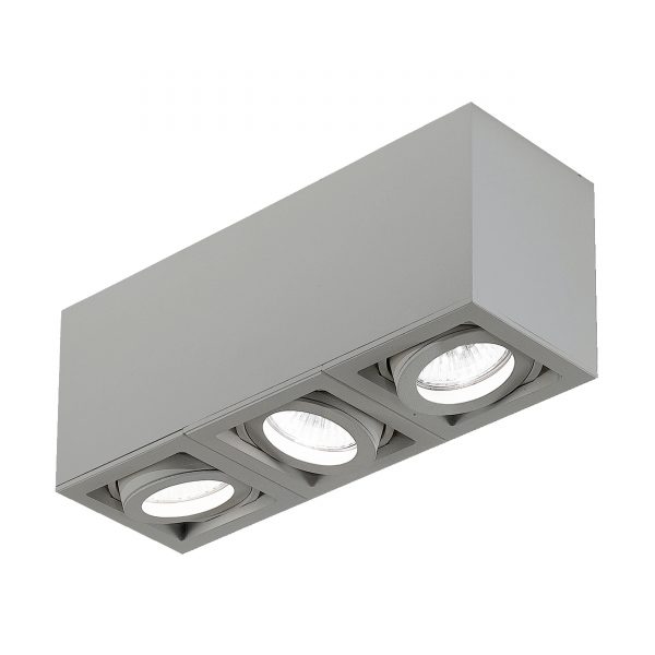 Light Box 3-flammig Deckenstrahler grau Light Box 3-flammig Deckenstrahler grau