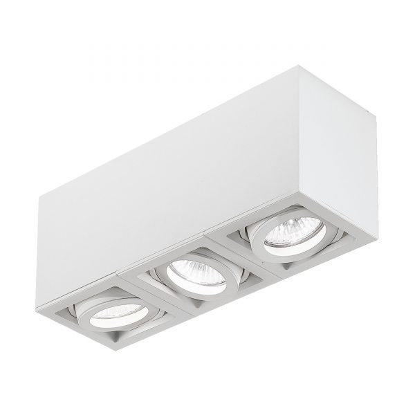 Light Box 3-flammig Deckenstrahler weiß Light Box 3-flammig Deckenstrahler weiß