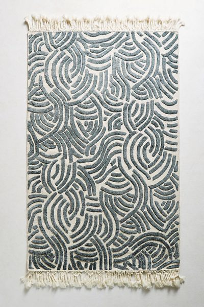 Lise Teppich mit abstraktem Motiv – Stoffmuster - Grey44334001EU Lise Teppich mit abstraktem Motiv – Stoffmuster - Grey44334001EU