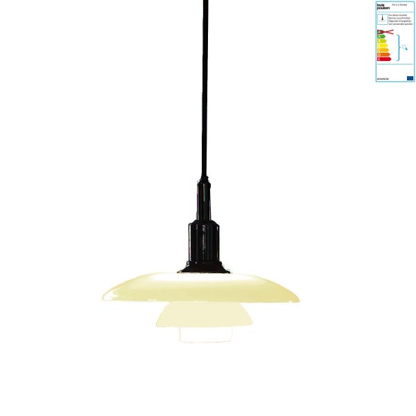 Louis Poulsen - PH 3/2 Pendelleuchte schwarz verchromtSchwarzH:24 Louis Poulsen - PH 3/2 Pendelleuchte schwarz verchromtSchwarzH:24