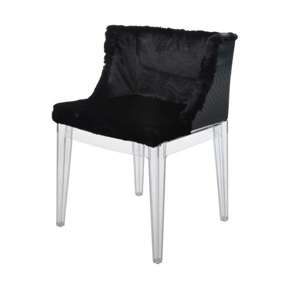 Mademoiselle Kravitz Stuhl fur-leather Mademoiselle Kravitz Stuhl fur-leather