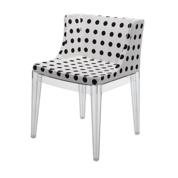Mademoiselle Stuhl mit schwarzem Punktmuster Mademoiselle Stuhl mit schwarzem Punktmuster
