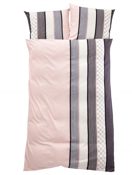 Mako Satin Bettwäsche 'Cornflower Stripes'000236279001 Mako Satin Bettwäsche 'Cornflower Stripes'000236279001