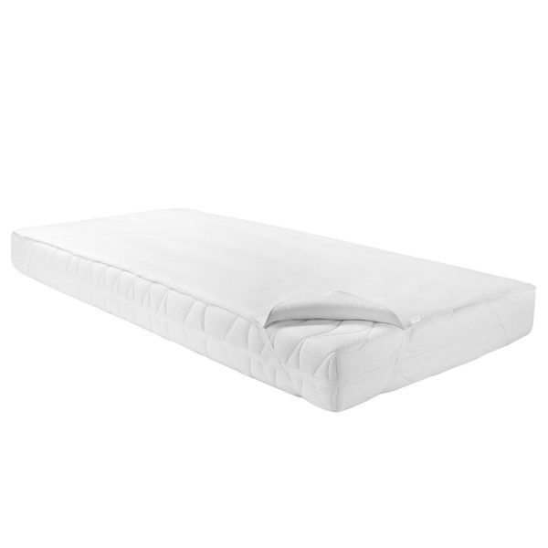 Matratzenauflage Annaba - Baumwollstoff - Weiß - 70 x 140cm Matratzenauflage Annaba - Baumwollstoff - Weiß - 70 x 140cm