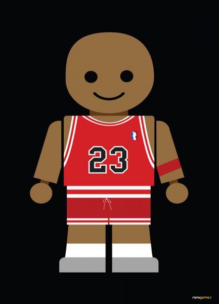 Michael Jordan Toy Leinwandbild