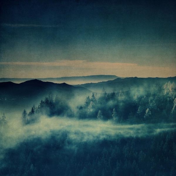 Misty Morning Blues Leinwandbild Misty Morning Blues Leinwandbild