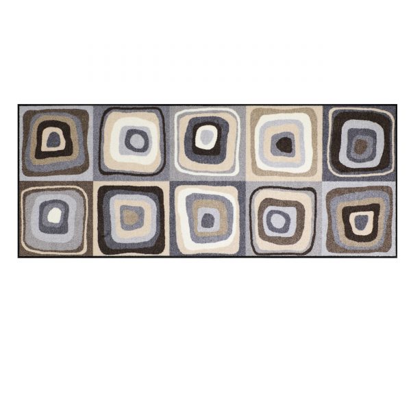 Modern Square Sauberlaufmatte 190x75 grau-beige Modern Square Sauberlaufmatte 190x75 grau-beige