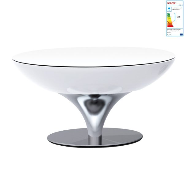 Moree - Lounge Tisch 45 LED ProTransluzent WeißT:84 H:45 B:84 Moree - Lounge Tisch 45 LED ProTransluzent WeißT:84 H:45 B:84