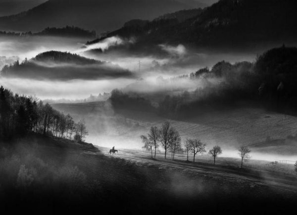 Morning ride Peter Svoboda Leinwandbild Morning ride Peter Svoboda Leinwandbild
