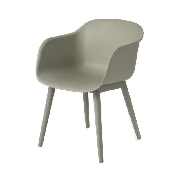 Muuto - Fiber Armchair Wood Base Muuto - Fiber Armchair Wood Base