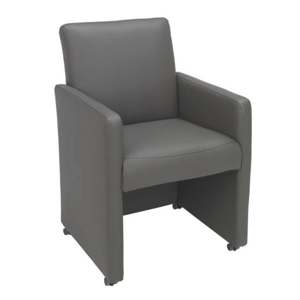 NOVEL SESSEL Lederlook Grau NOVEL SESSEL Lederlook Grau