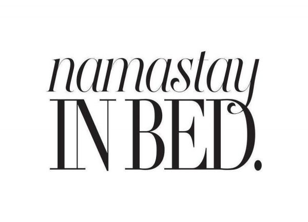 Namastay In Bed Leinwandbild Namastay In Bed Leinwandbild