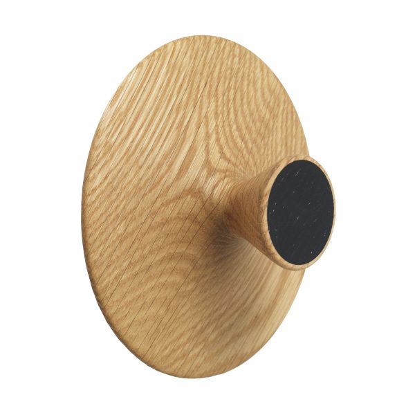 Nipple Wandhaken natur schwarz L Nipple Wandhaken natur schwarz L