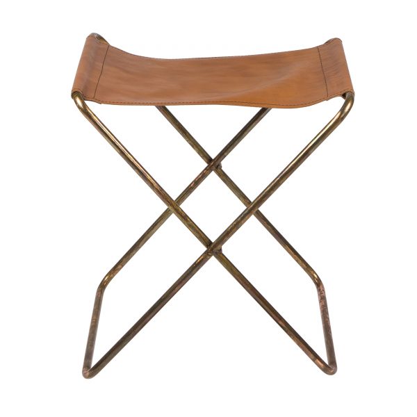 Nola Klapphocker messing-cognac Nola Klapphocker messing-cognac