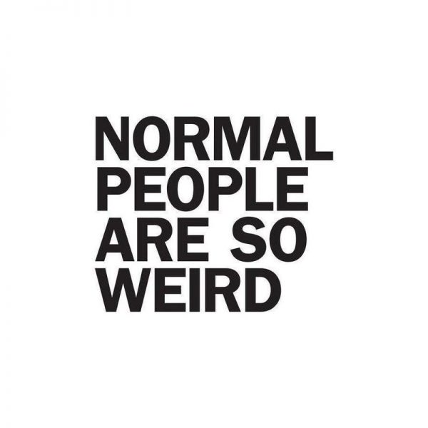 Normal So Weird Leinwandbild Normal So Weird Leinwandbild