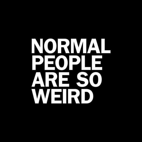 Normal So Weird White Leinwandbild Normal So Weird White Leinwandbild