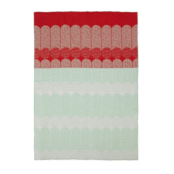 Normann Copenhagen - Ekko Wolldecke Raspberry / MintMintT:130 H:0 B:180 Normann Copenhagen - Ekko Wolldecke Raspberry / MintMintT:130 H:0 B:180