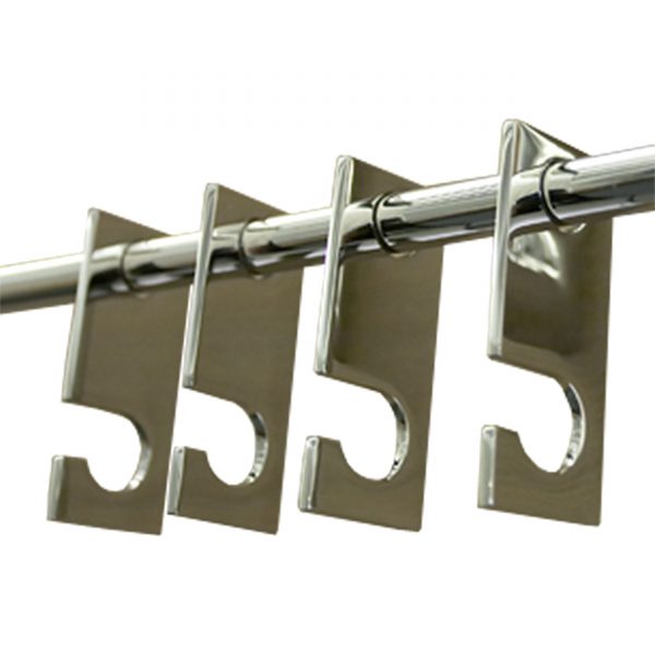 Nova² Wardrobe Haken 4er-Set poliert Nova² Wardrobe Haken 4er-Set poliert