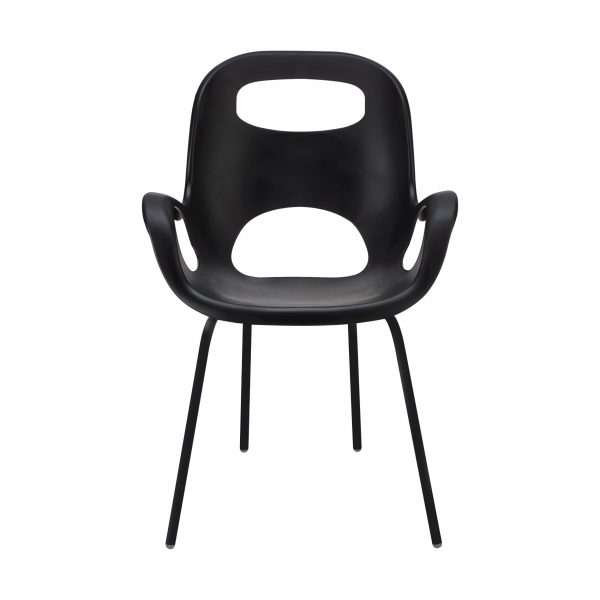 Oh Chair Armlehnstuhl mattschwarz Oh Chair Armlehnstuhl mattschwarz