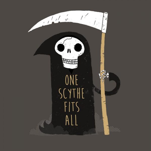 One Scythe Fits All Leinwandbild One Scythe Fits All Leinwandbild