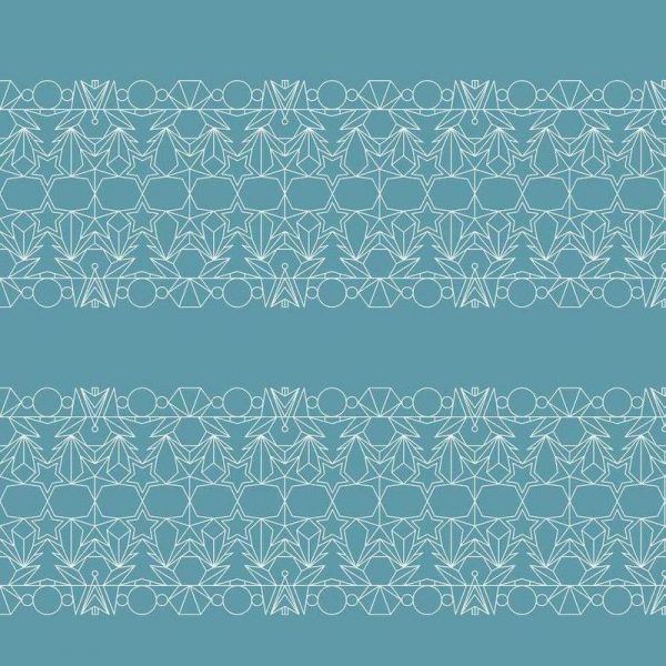 Outline Blau Leinwandbild Outline Blau Leinwandbild