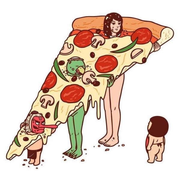 P is for Pizza 2 Leinwandbild P is for Pizza 2 Leinwandbild
