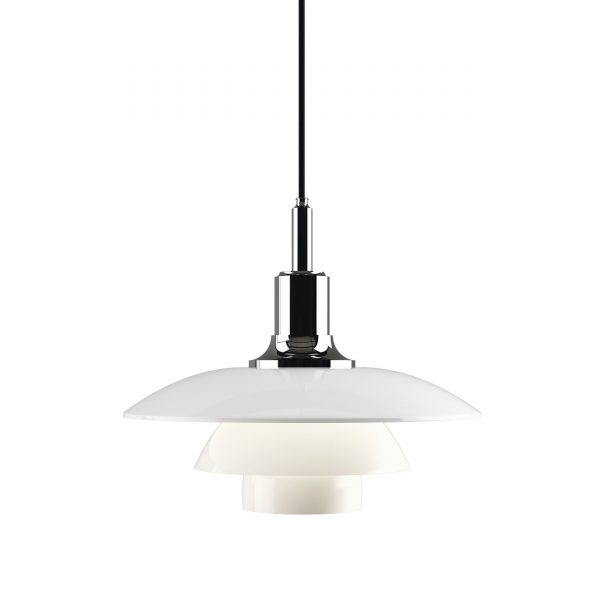 PH 3½-3 Glas Pendelleuchte chrom PH 3½-3 Glas Pendelleuchte chrom