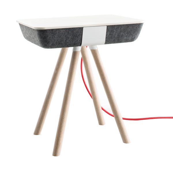 Pad Box Beistelltisch inkl. Steckdose Pad Box Beistelltisch inkl. Steckdose