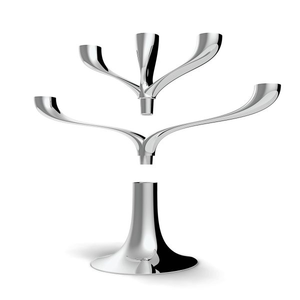 Philippi Design Philippi - Candelabra Kerzenhalter (3-tlg.)ChromT:12 H:20 B:31 Philippi Design Philippi - Candelabra Kerzenhalter (3-tlg.)ChromT:12 H:20 B:31