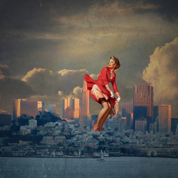 Pinup San Francisco Leinwandbild Pinup San Francisco Leinwandbild