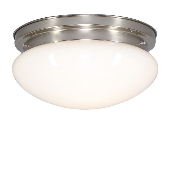 Plafonnier LED Wand- und Deckenleuchte vernickelt Plafonnier LED Wand- und Deckenleuchte vernickelt