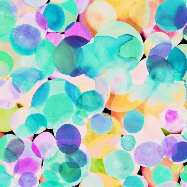 Polka Dot Ice Blue Leinwandbild Polka Dot Ice Blue Leinwandbild
