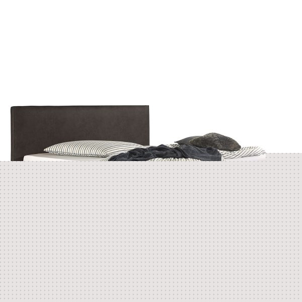 Polsterbett Nybro Microvelours - 160 x 200cm - Dunkelgrau Polsterbett Nybro Microvelours - 160 x 200cm - Dunkelgrau