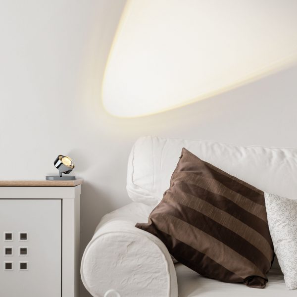 Puk Maxx Spot LED Tischleuchte Glas nickel matt Puk Maxx Spot LED Tischleuchte Glas nickel matt