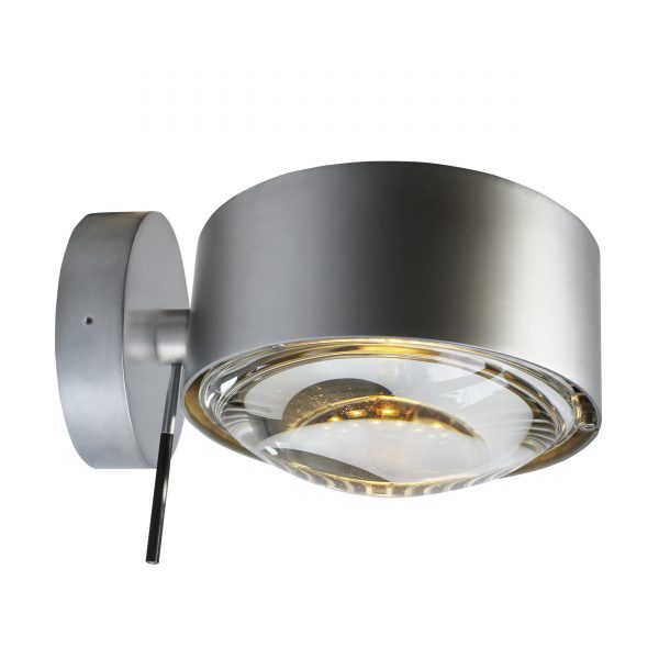 Puk Maxx Wall Plus Wandleuchte Glas-Linse nickel matt Puk Maxx Wall Plus Wandleuchte Glas-Linse nickel matt