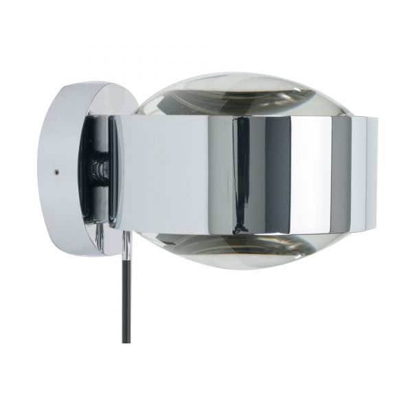 Puk Maxx Wall Plus Wandleuchte Linse-Linse chrom glänzend Puk Maxx Wall Plus Wandleuchte Linse-Linse chrom glänzend