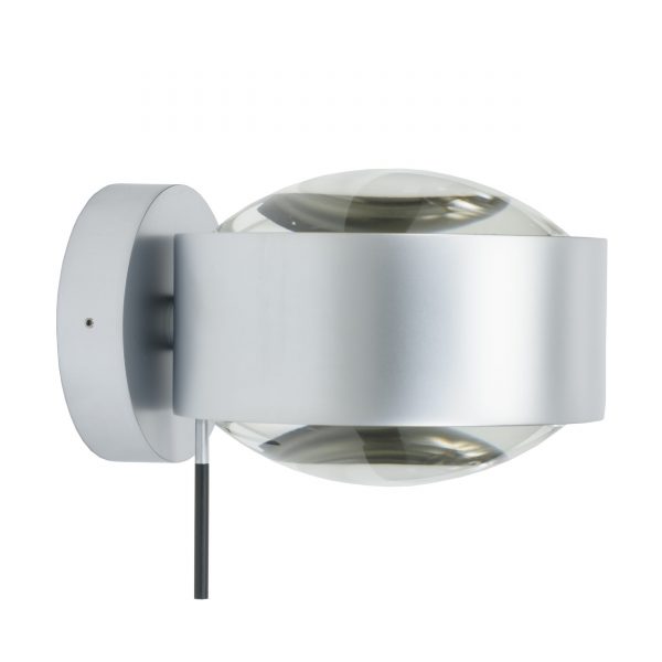 Puk Maxx Wall Plus Wandleuchte Linse-Linse chrom matt Puk Maxx Wall Plus Wandleuchte Linse-Linse chrom matt
