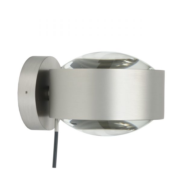 Puk Maxx Wall Plus Wandleuchte Linse-Linse nickel matt Puk Maxx Wall Plus Wandleuchte Linse-Linse nickel matt