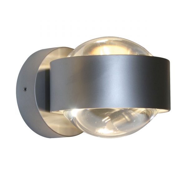 Puk Wall Wandleuchte Linse-Linse nickel matt Puk Wall Wandleuchte Linse-Linse nickel matt