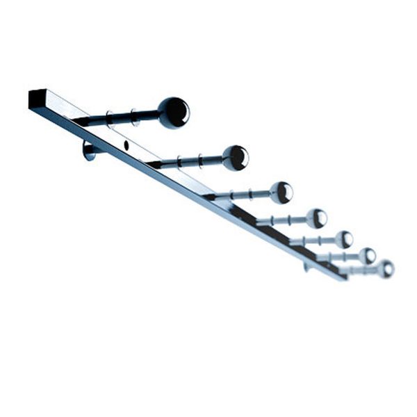 Radius Design - Garderobe ZStahlgrauT:10 H:5 B:97 Radius Design - Garderobe ZStahlgrauT:10 H:5 B:97