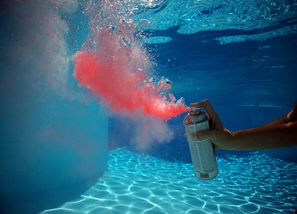 Red Spray Leinwandbild Red Spray Leinwandbild