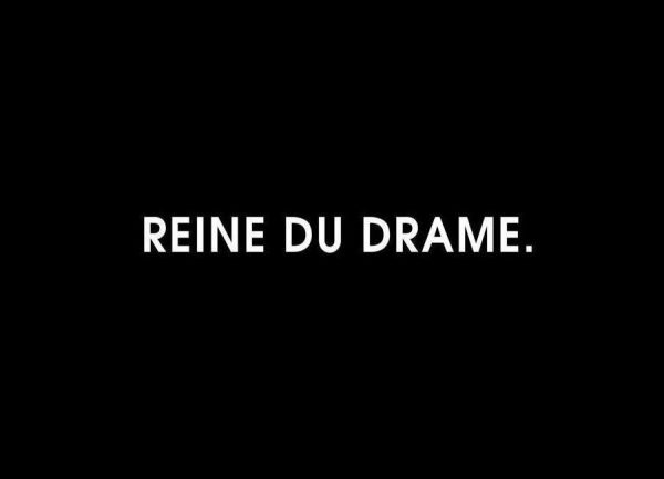 Reine du drame Black Leinwandbild Reine du drame Black Leinwandbild