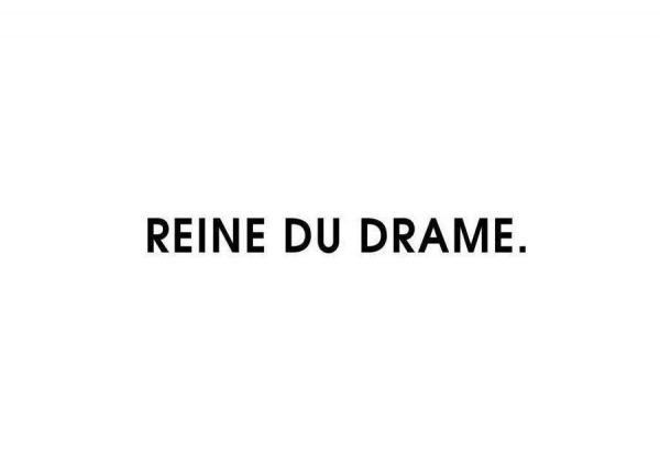 Reine du drame White Leinwandbild Reine du drame White Leinwandbild