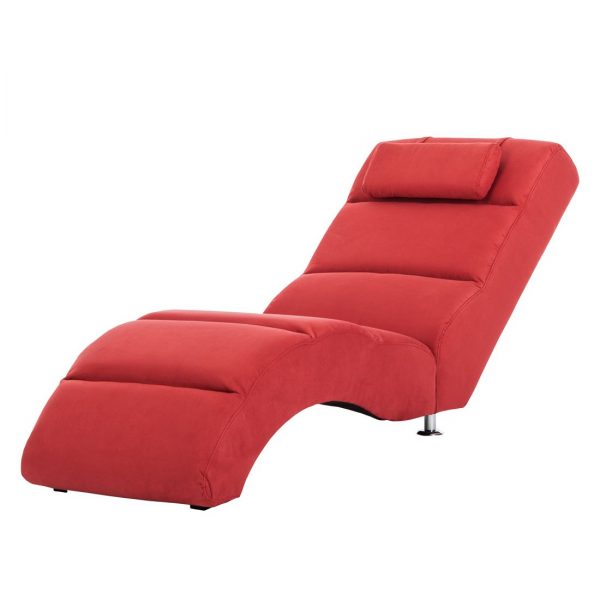 Relaxliege Califfo - Microfaser Rot Relaxliege Califfo - Microfaser Rot
